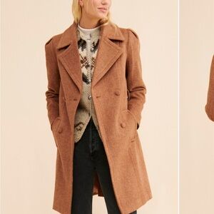 Avec Les Filles Puffy Sleeve Coat size Small